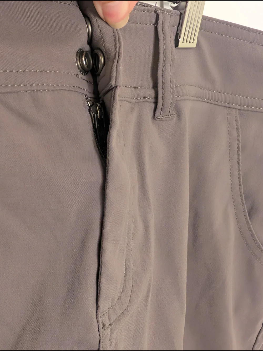 Prana Halle Casual Utility Hiking Outdoors Skort in Gray Size 12 - Picture 5 of 12
